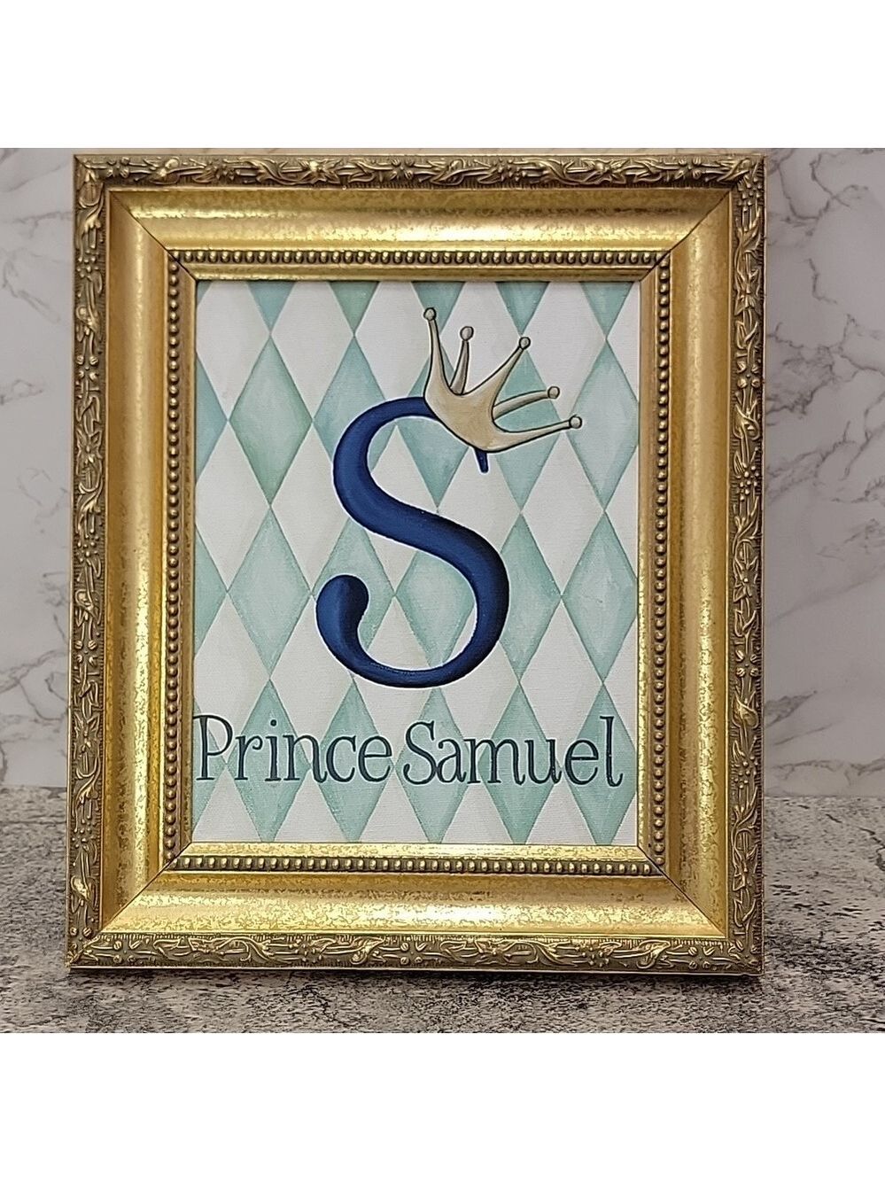 Magnificent Prince Samuel framed painting